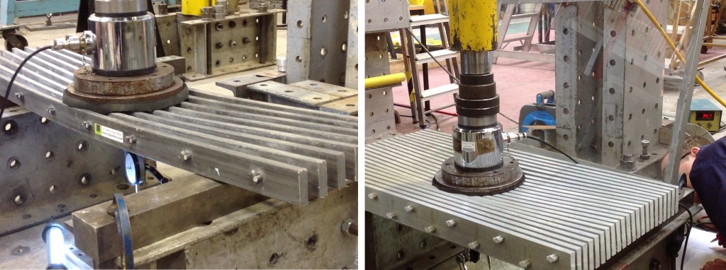 Impact testing on Pultruded grating