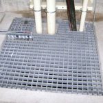 38mm Deep Moulded GRP Grating used in building risers