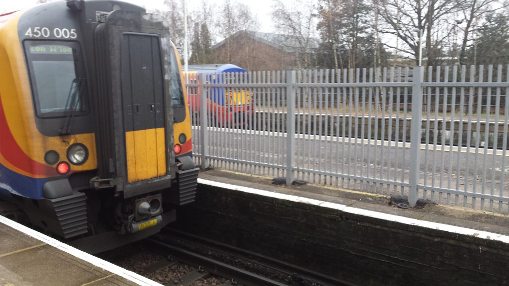 Ascot Station - Non conductive GRP Composite Fence