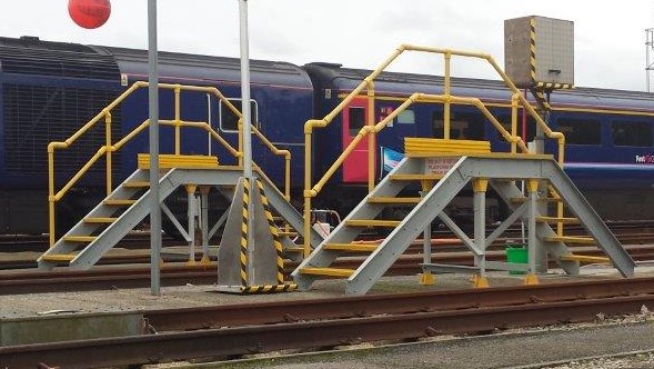 Rail Maintenance GRP Platforms | Core-6 Composites